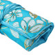 kilofly Soft Silk Embroidery Brocade Jewelry Roll Travel Organizer Pouch, Set of 2