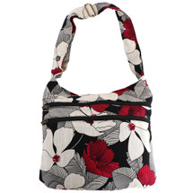 kilofly Bohemian Hippie Cotton Cloth Multi Pockets Shoulder Bag Handbag Tote