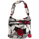 kilofly Bohemian Hippie Cotton Cloth Multi Pockets Shoulder Bag Handbag Tote