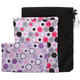 kilofly Baby 3pc Waterproof Cloth Diaper Travel Wet Dry Bags Reusable Travel Kit