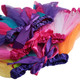 kilofly 3 Sets Girls Ballet Rainbow Tutu Princess Tulle Skirts with Hair Bows