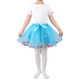 kilofly 4 pcs Girls Ballet Tutu Princess Party Puffy Ball Tulle Skirts Dress