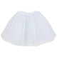 kilofly 6pc white Girls Ballet Tutu Kids Birthday Princess Party Favor Dress Skirt Set