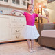 kilofly 6pc white Girls Ballet Tutu Kids Birthday Princess Party Favor Dress Skirt Set