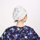 kilofly  Women Men Adjustable Scrub Cap Sweatband Bouffant Hats Value Set of 4