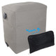 kilofly Inflatable Foot Rest Cushion Adjustable Airplane Travel Pillow + Pump Bag