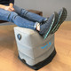 kilofly Inflatable Foot Rest Cushion Adjustable Airplane Travel Pillow + Pump Bag