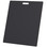 McColl Display Solutions' stock black 22" x 26" tile sample boards are in stock and ready to ship. Popular and durable black vinyl substrate has a slight texture to allow for more effective adhesion of samples. Boxed in cartons of twenty for those who need quick and easy sample boards for immediate shipment. Durable Sturdy 1/4" MDF with smart-looking rounded corners and a comfortable 4" wide by 1" high handle at top center.
