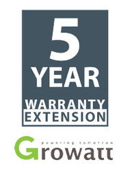 Growatt Warranty Ext.of 5 years (Total 15y) for 0.75 to 2.99kW