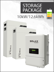 SolaX 3phase Hybrid X3-10.0kW with 2x6.3kWh batteries and Meter package