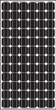 Nesl DJ-160 Watt Solar Panel Module image