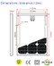 Nb Solar TDB125×125/3-36-P 30W 30 Watt Solar Panel Module Dimensions
