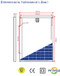 Nb Solar TPB78×156/6-36-P 10W 10 Watt Solar Panel Module Dimensions