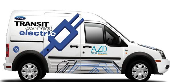 azure dynamics transit connect electric