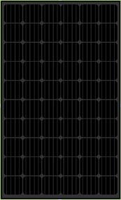 300 Watt PV Modul Solarpanel  Solarmodul Luxor ECO LINE FULL BLACK M60/300W 