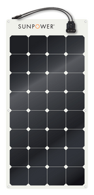 Sunpower100Wp,12V Prime mono, flexible panel