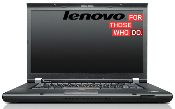 Lenovo Thinkpad T520 - Front view
