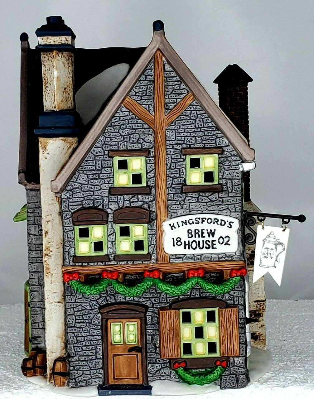 KINGSFORD'S BREW HOUSE 18 置物 KINGSFORD'S BREWHOUSE # 58114 RETIRED DICKENS VILLAGE DEPT 56