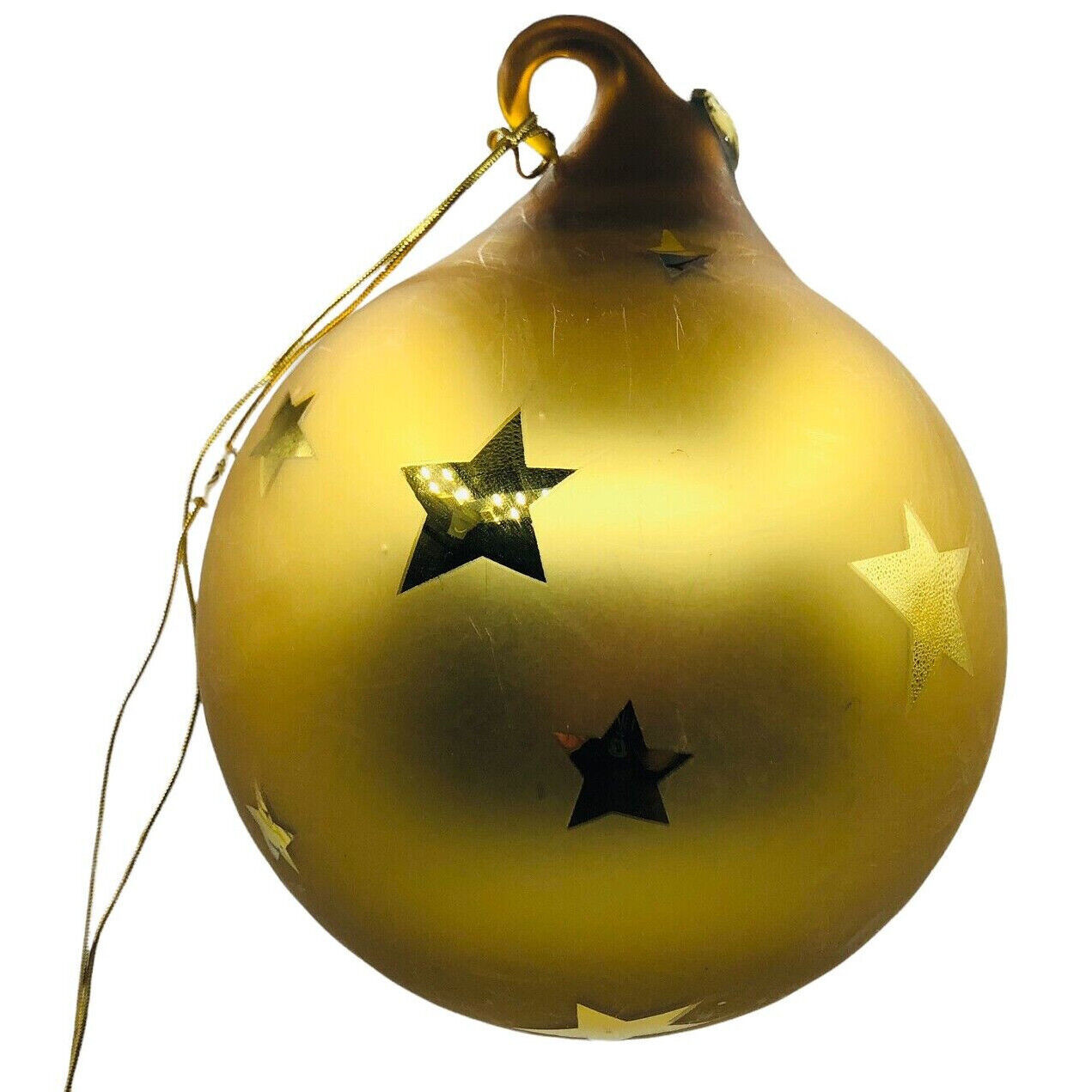 アスティエ　クリスマスオーナメント　MI AMOR GOLD FACE GOLD MOON FACE ORNAMENT CHRISTMAS 9074-3 MERCURY GLASS DEPT 56