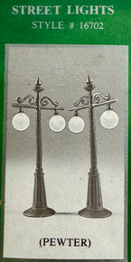 Vintage Vitreville Forma Vitrum Metal Streetlight Miniatures