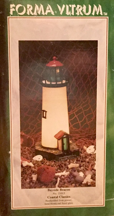 BAYSIDE BEACON # 21013 Stained Glass Lighted House