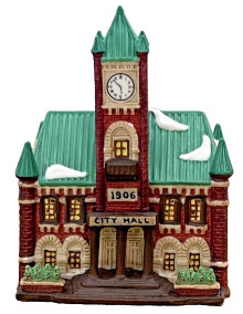 CITY HALL DEPT 56 RETIRED Christmas in City