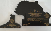 BETSY ROSS HOUSE & BETSY SEWING FLAG # CGA00 SHELIA'S EXCLUSIVE ONLY AVAILABLE AT THE ANNUAL CONVENTION