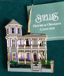 ARTIST HOUSE OR015S Shelia's 3D Historical Ornament 1996 KEY WEST FL SIGNED