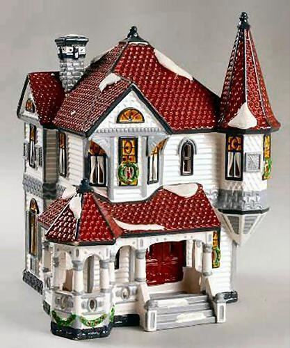 QUEEN ANNE VICTORIAN # 51578 RETIRED SNOW VILLAGE DEPT 56 AMERICAN