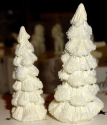 FROSTY FOREST TREES SET OF 2