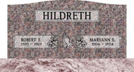 Grave Marker | Double Upright | Autumn Rose