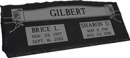 Upright Grave Markers | Companion Slant | Imperial Black