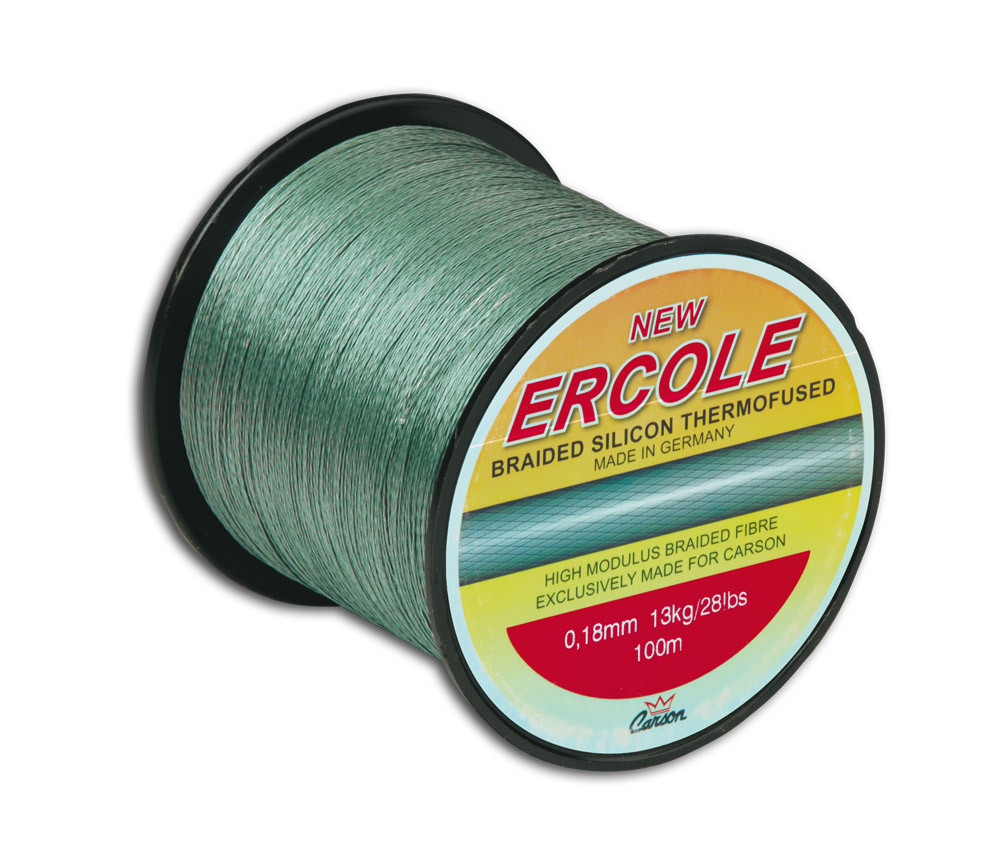 CARSON ERCOLE- 0.20mm (33Lbs)/100m spool- HIGH QUALITY BRAIDED SILICON  THERMOFUSED LINE - Adore Tackle