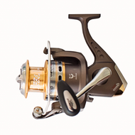 CARSON FOXER 50FD FRONT DRAG SPINNING REEL, SIZE 5000 7 ball bearings (BB) Capacity: 180m of 0.35 mm Aluminium Spool, Spare graphite spool Micro adjustable, multi-disc front drag Gear Ratio: 5.1:1