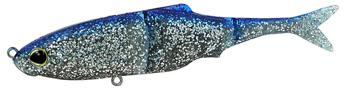 BIWAA SUB KICKER 7" - 180MM (45g)SOFT FISHING LURES no 01 (Blue Chrome)