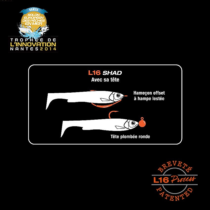 SAKURA L16 SHAD 150 - 150MM - 6'' - S04 (Sardine) X 3