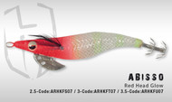 HERAKLES ABISSO 3.5 (Red Head Glow)- Hardbait Squid 