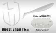 HERAKLES GHOST SHAD 13cm  (White / Silver)