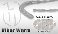 HERAKLES VIBER WORM 5"  (Silver Clear)