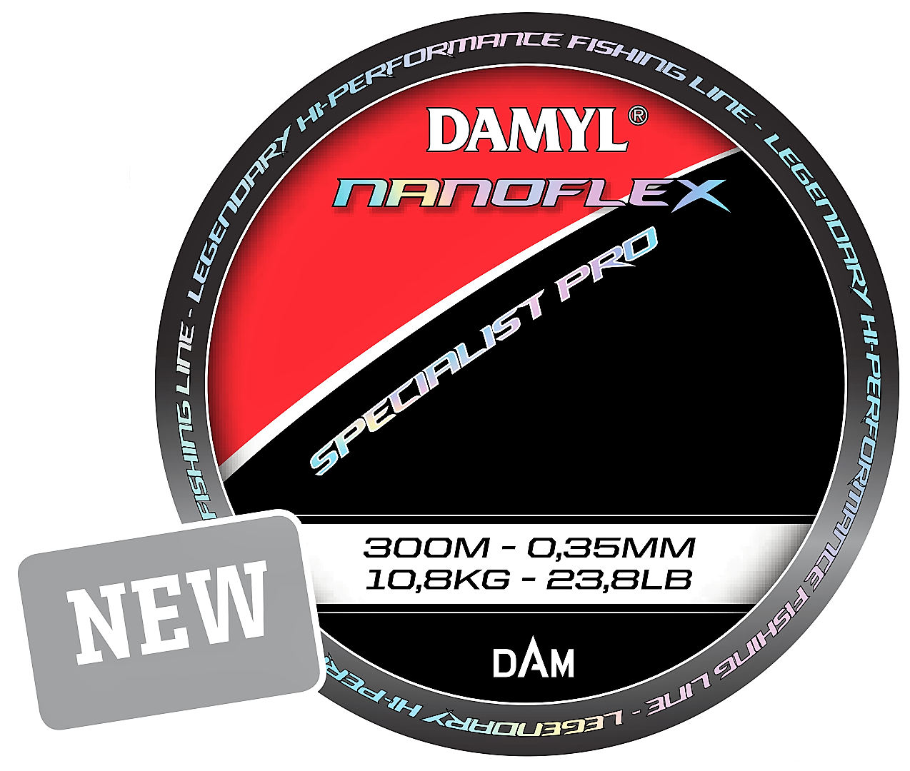 Damyl Nanoflex Specialist Pro 300m 0 35mm 10 8kg 23 8lb Monofilament Line Adore Tackle
