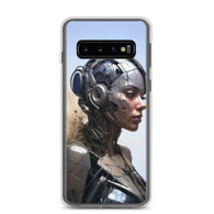 AI "Lady Meta" Clear Case for Samsung®