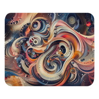 AI "Abstract Waves" Mouse pad