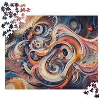 AI "Abstract Waves" Jigsaw puzzle