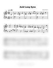 TiChi - Auld Lang Syne Sheet Music