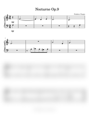 TiChi - Nocturne No.9 Chopin Sheet Music