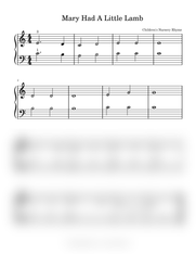 TiChi - Mary Had A Little Lamb Sheet Music