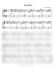 TiChi - Fur Elise by Beethoven Sheet Music