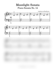 TiChi - Moonlight Sonata Sheet Music