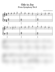 TiChi - Ode To Joy Sheet Music