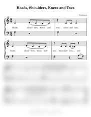 TiChi - Head, Shoulders, Knees & Toes Sheet Music